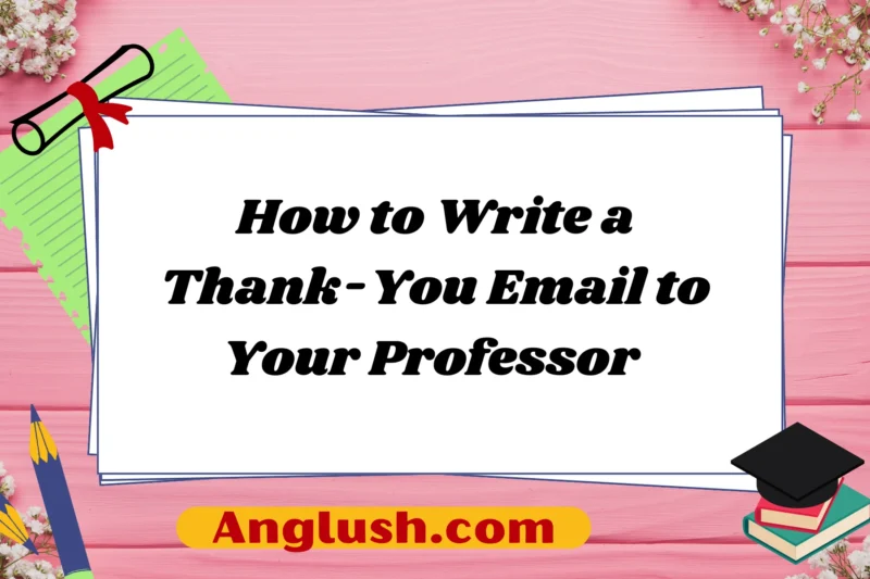 14+ How to Write a Thank-You Email to Your Professor (Samples)