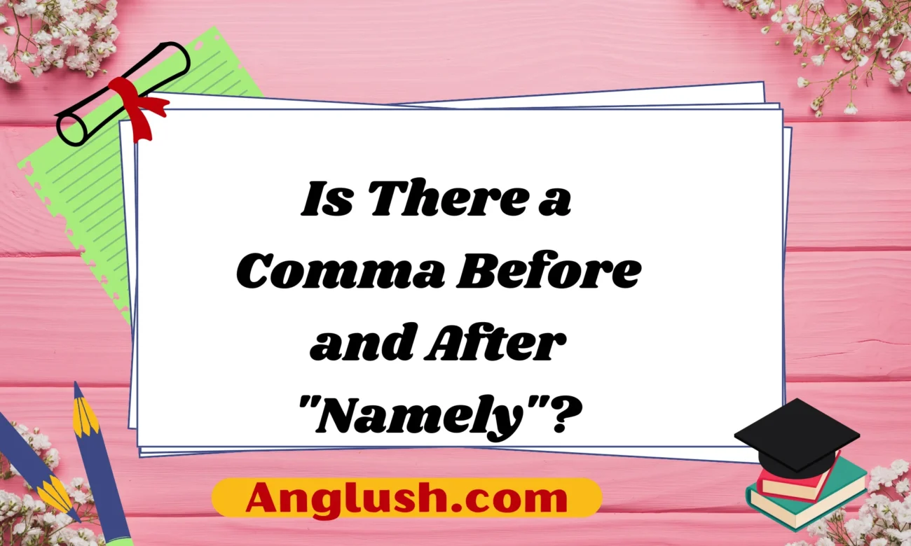 Is There a Comma Before and After "Namely"?
