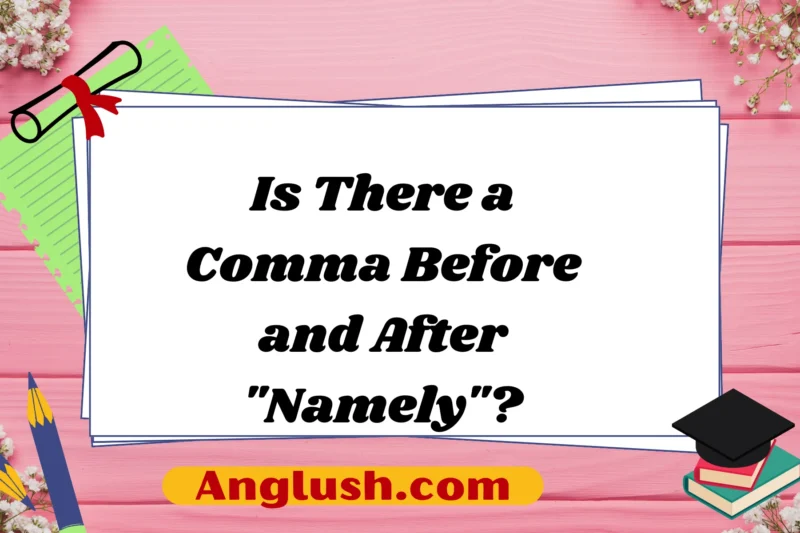 Is There a Comma Before and After “Namely”?