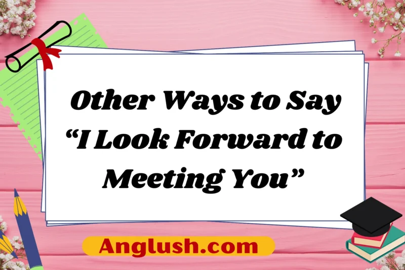 17+ Other Ways to Say “I Look Forward to Meeting You”