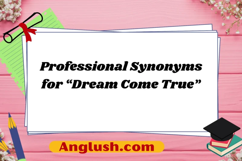 21+ Professional Synonyms for “Dream Come True”