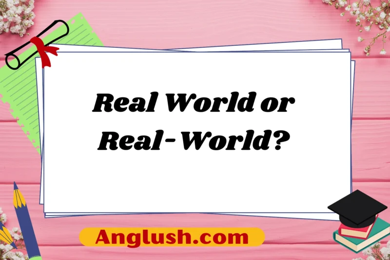 Real World or Real-World?