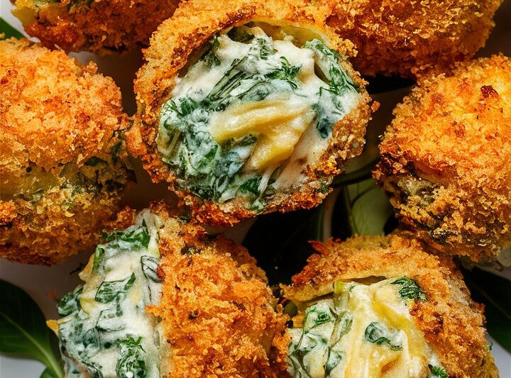 Crispy Air-Fryer Spinach Artichoke Bites: Easy & Delicious Appetizer Recipe 2025