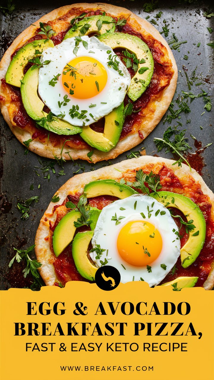 Avocado Breakfast Pizza