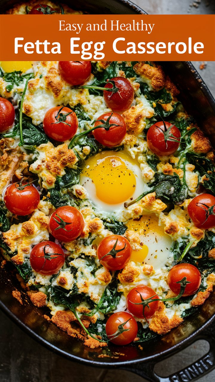 Baked Feta Egg Casserole