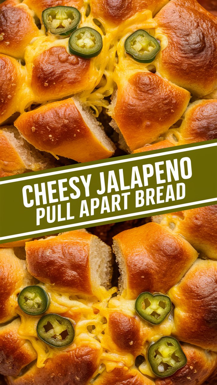 Cheesy Jalapeño Pull-Apart Bread