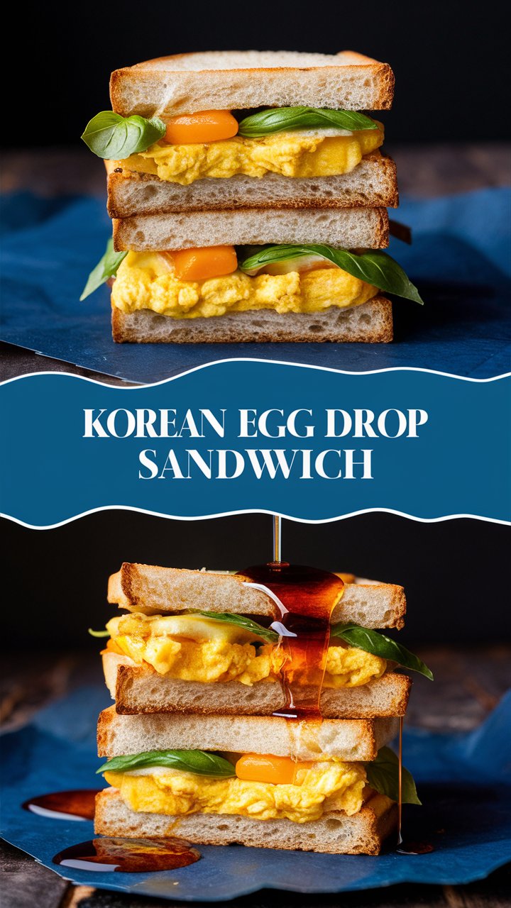 Korean Egg Drop Sandwich