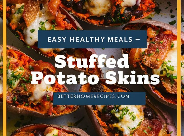 Loaded Sweet Potato Skins Recipe – A Crispy, Cheesy, and Healthy Delight! 2025