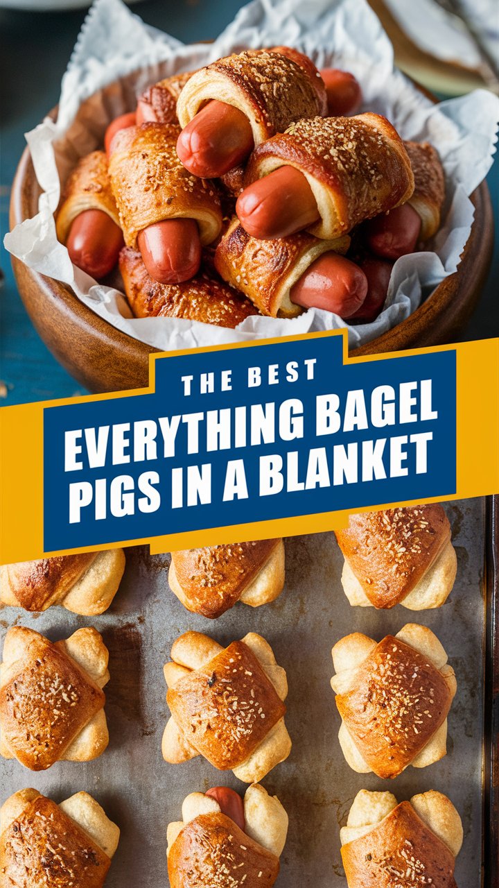 Mini Everything Bagel Pigs in a Blanket