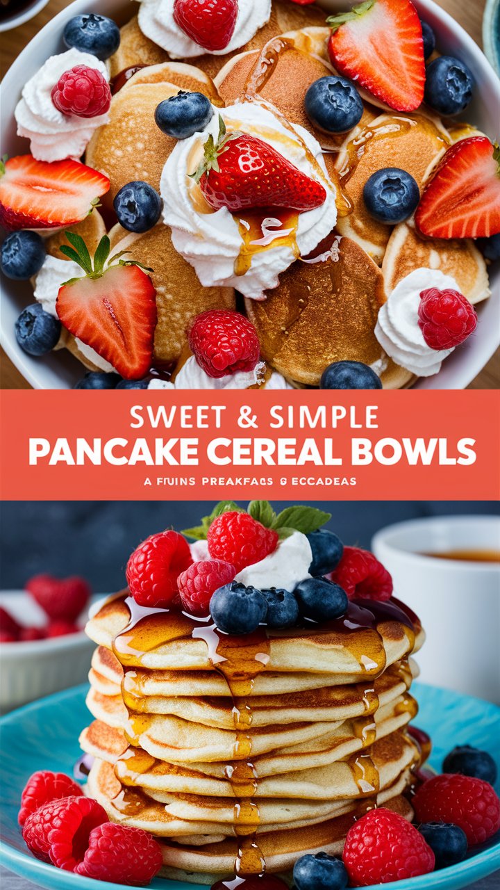 Pancake Cereal Bowls