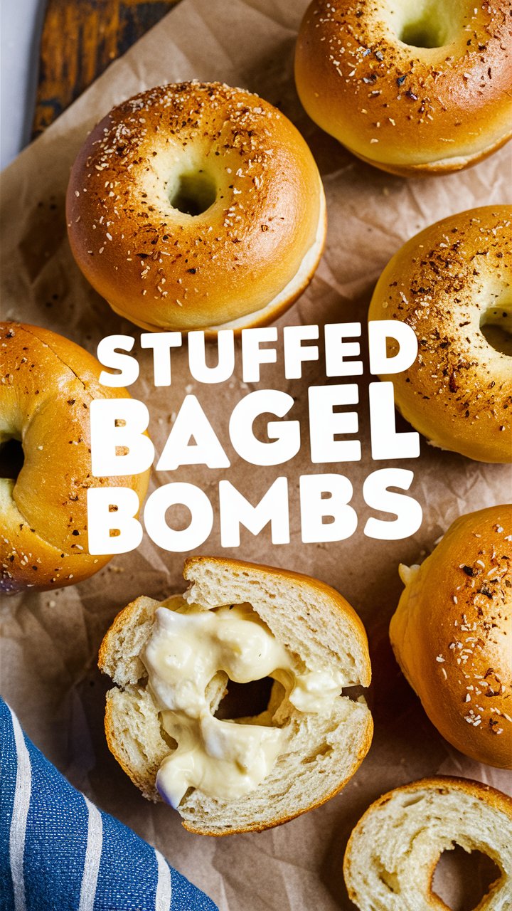 Stuffed Bagel Bombs