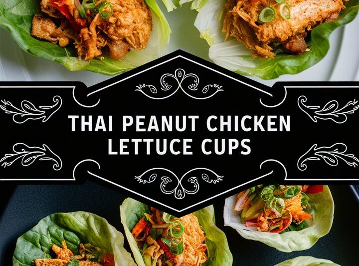 Quick & Healthy Thai Chicken Lettuce Wraps with Creamy Peanut Sauce 2025