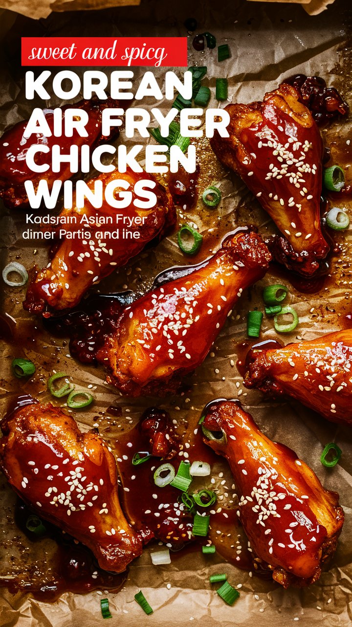 Korean BBQ Chicken Wings