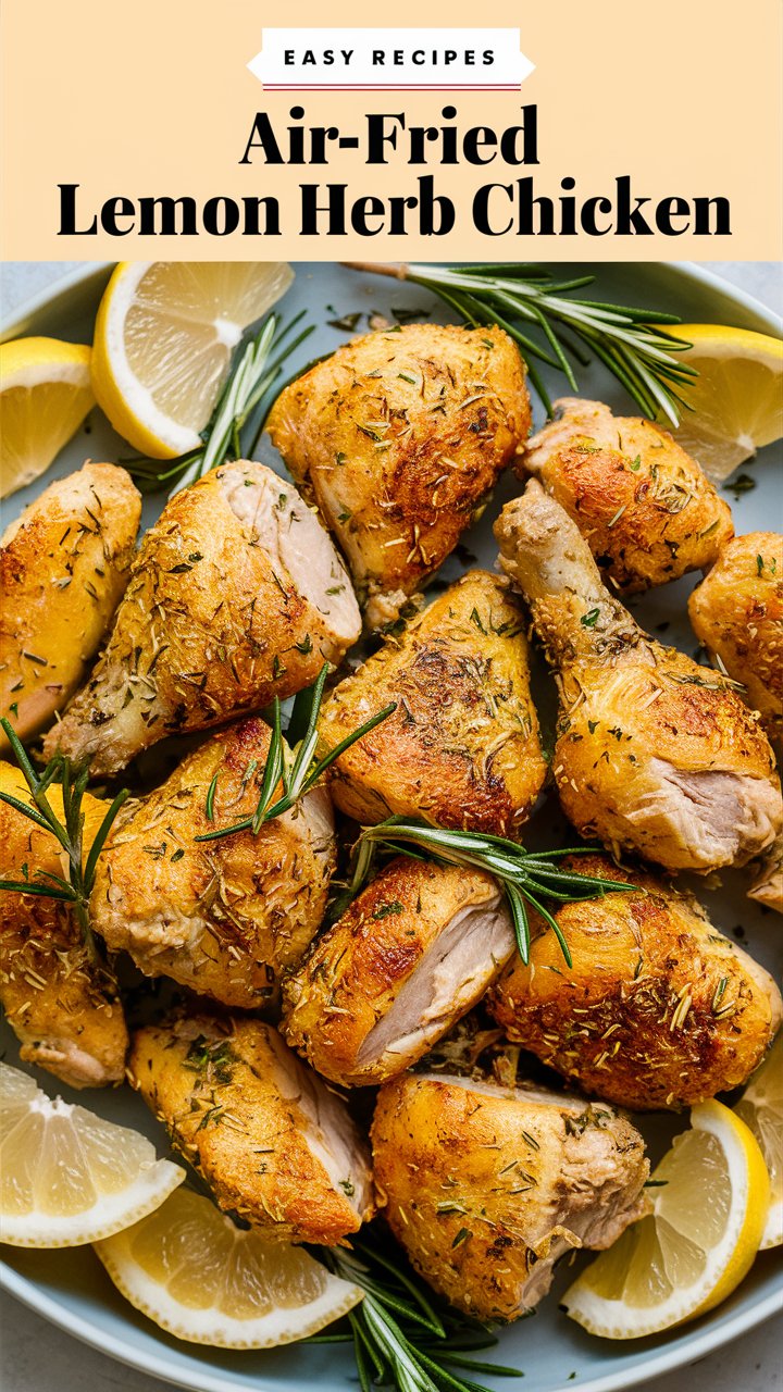 Air-Fried Lemon Herb Chicken