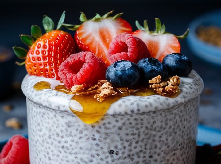 Healthy Chia Pudding with Almond Milk and Berries – Easy & Delicious 2025