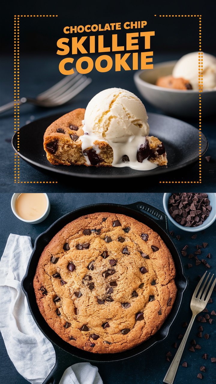 Chocolate Chip Skillet Cookie