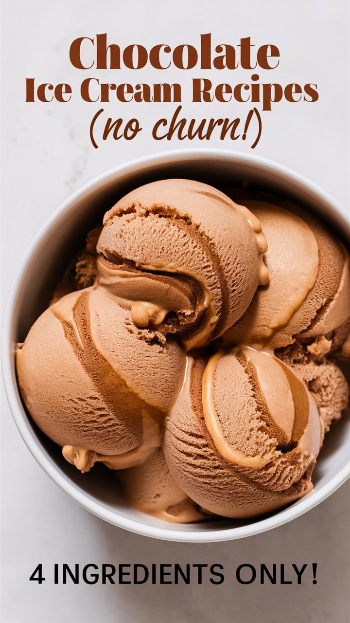 Chocolate Ice Cream Recipes (No Churn!)