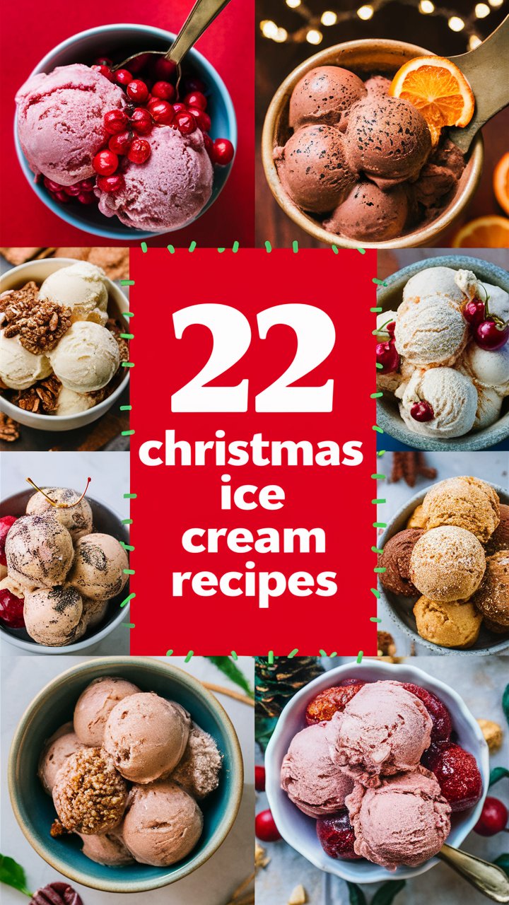 Christmas Ice Cream Recipes