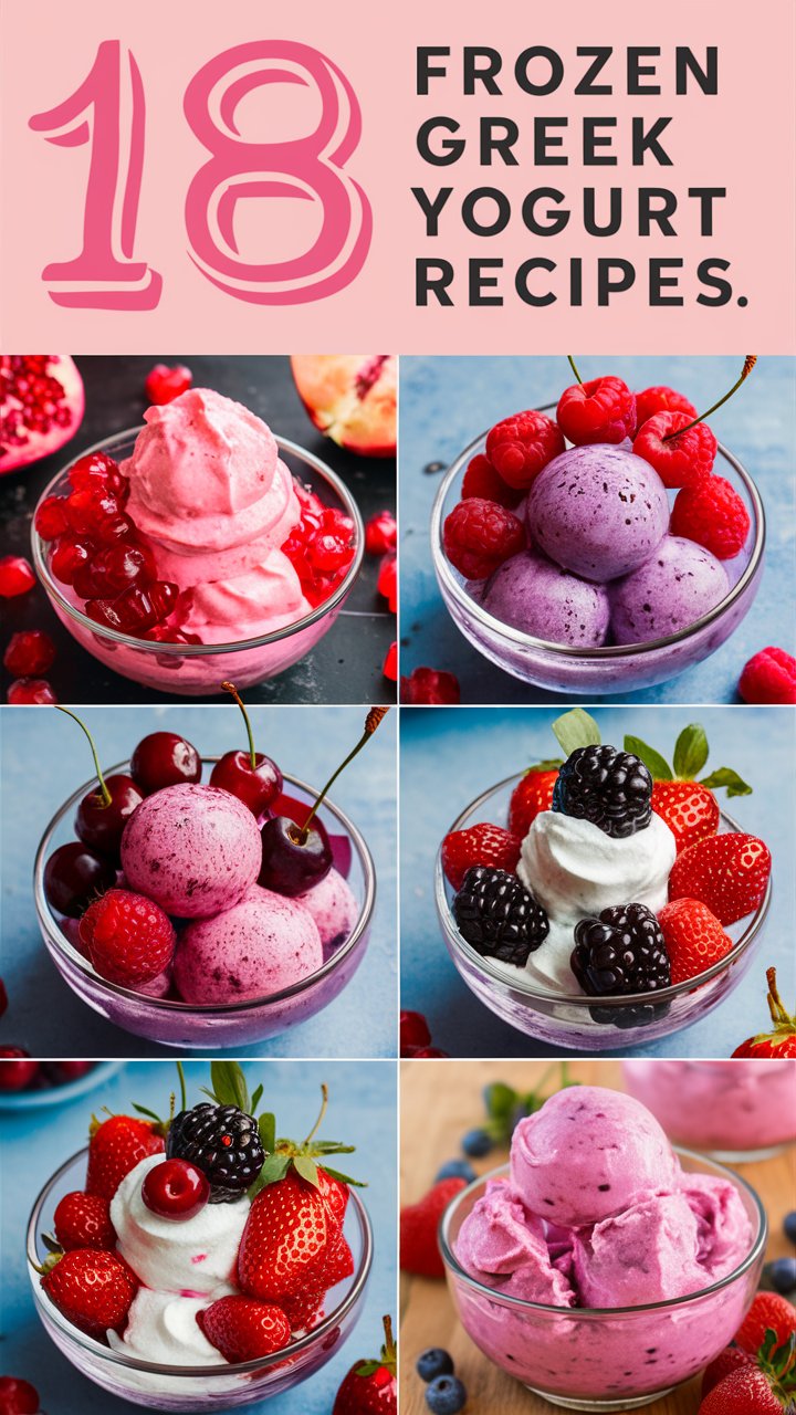 Frozen Greek Yogurt Recipes!
