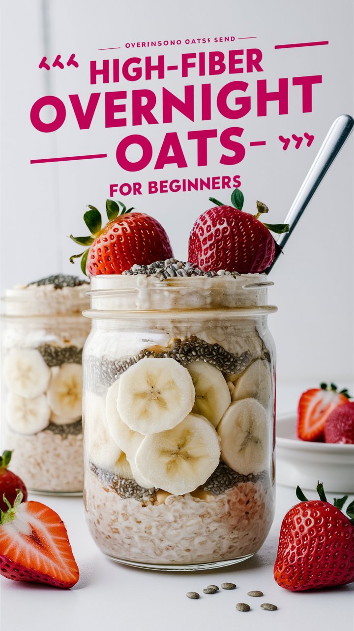 High-Fiber Overnight Oats
