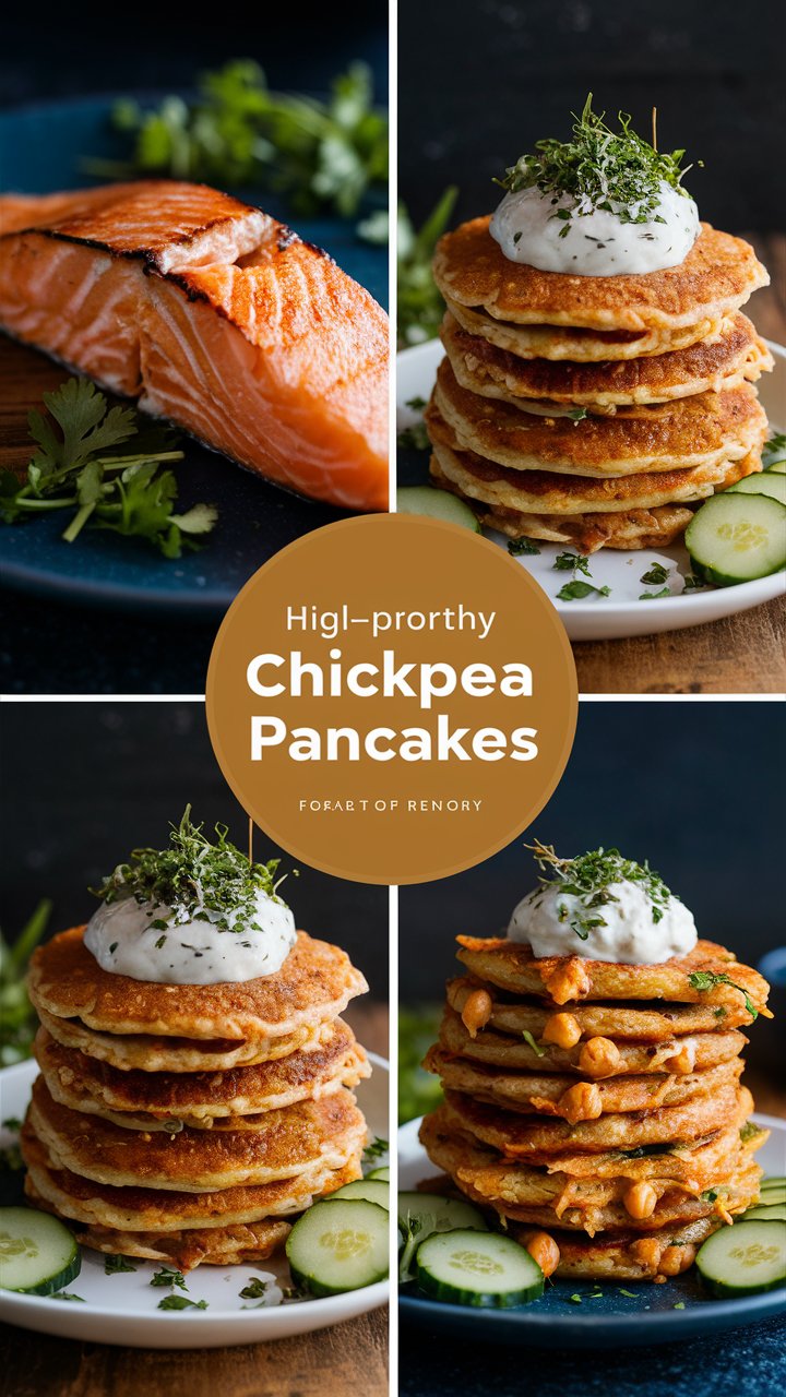 High-Protein Chickpea Pancakes