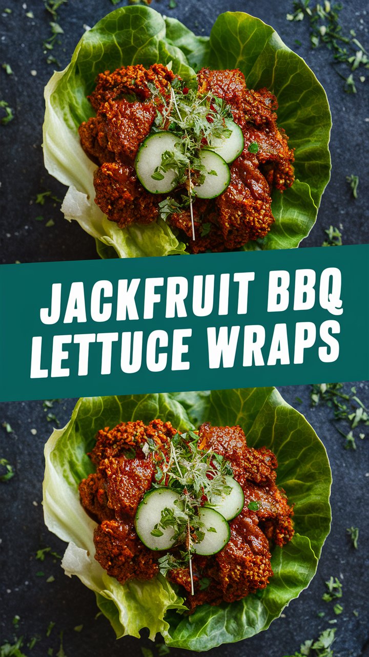 Jackfruit BBQ Lettuce Wraps