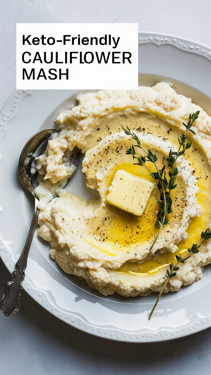 Keto-Friendly Cauliflower Mash