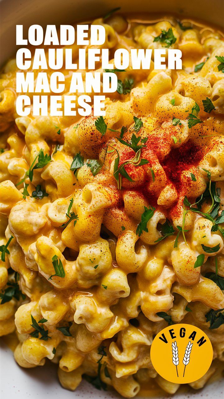 Loaded Cauliflower Mac and Cheese