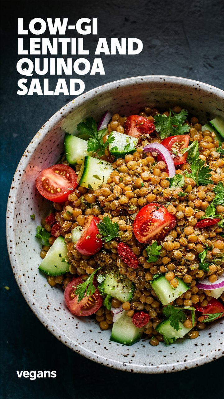 Low-GI Lentil and Quinoa Salad