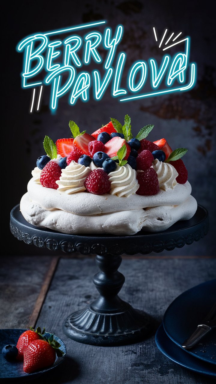 Mixed Berry Pavlova