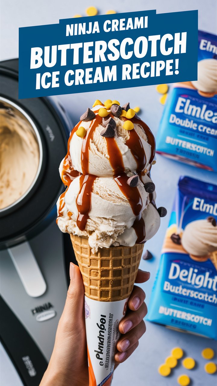 Ninja Creami Butterscotch Ice Cream Recipe!