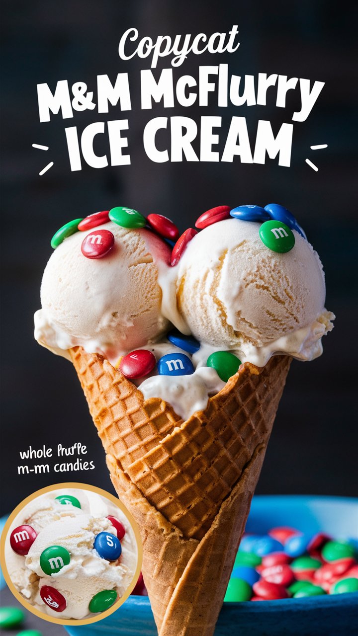 Ninja Creami M&M McFlurry Copycat!