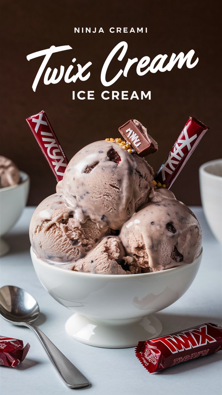 Ninja Creami Twix Ice Cream