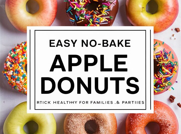 No-Bake Apple Donuts: Healthy, Fun & Easy Snacks Kids Will Love! 2025