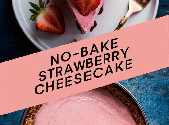 Make This No-Bake Strawberry Cheesecake in 30 Minutes (No Stress!) 2025