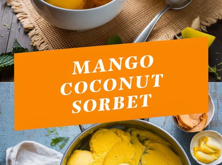 Easy No-Churn Mango Sorbet Recipe (Dairy-Free & Naturally Sweetened) 2025
