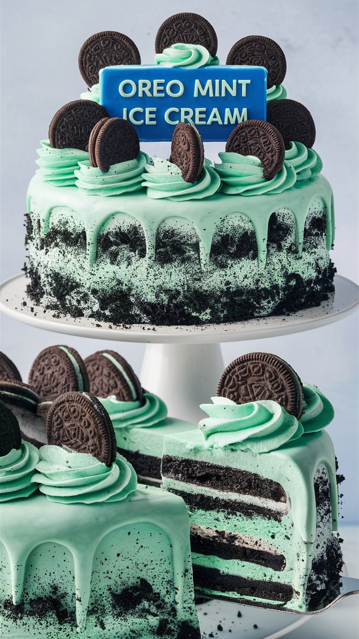 Oreo Mint Ice Cream