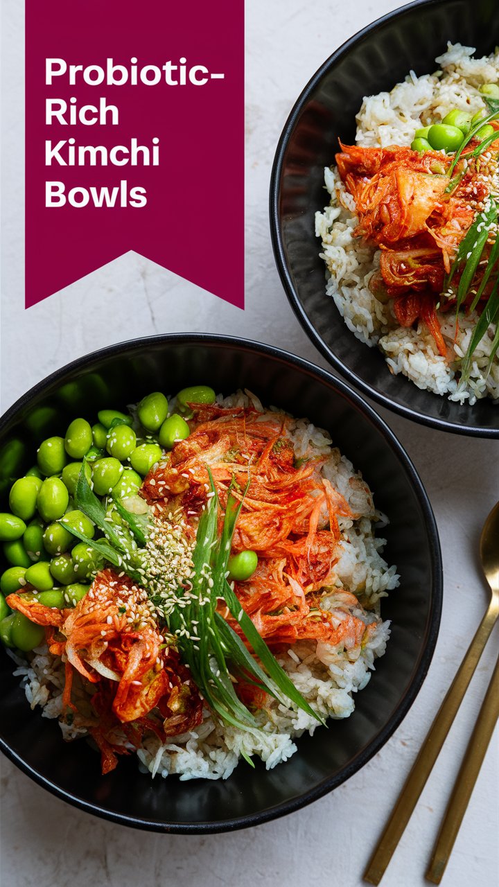 Probiotic-Rich Kimchi Bowls