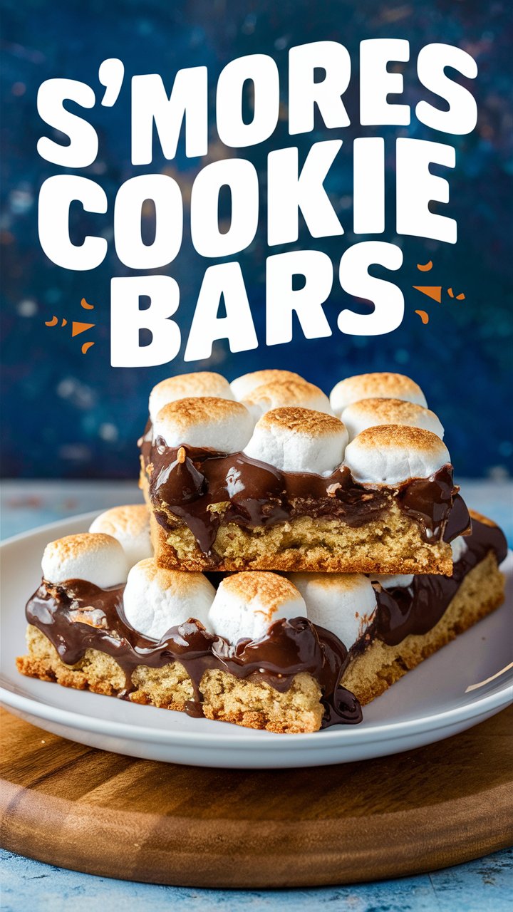 S’mores Cookie Bars
