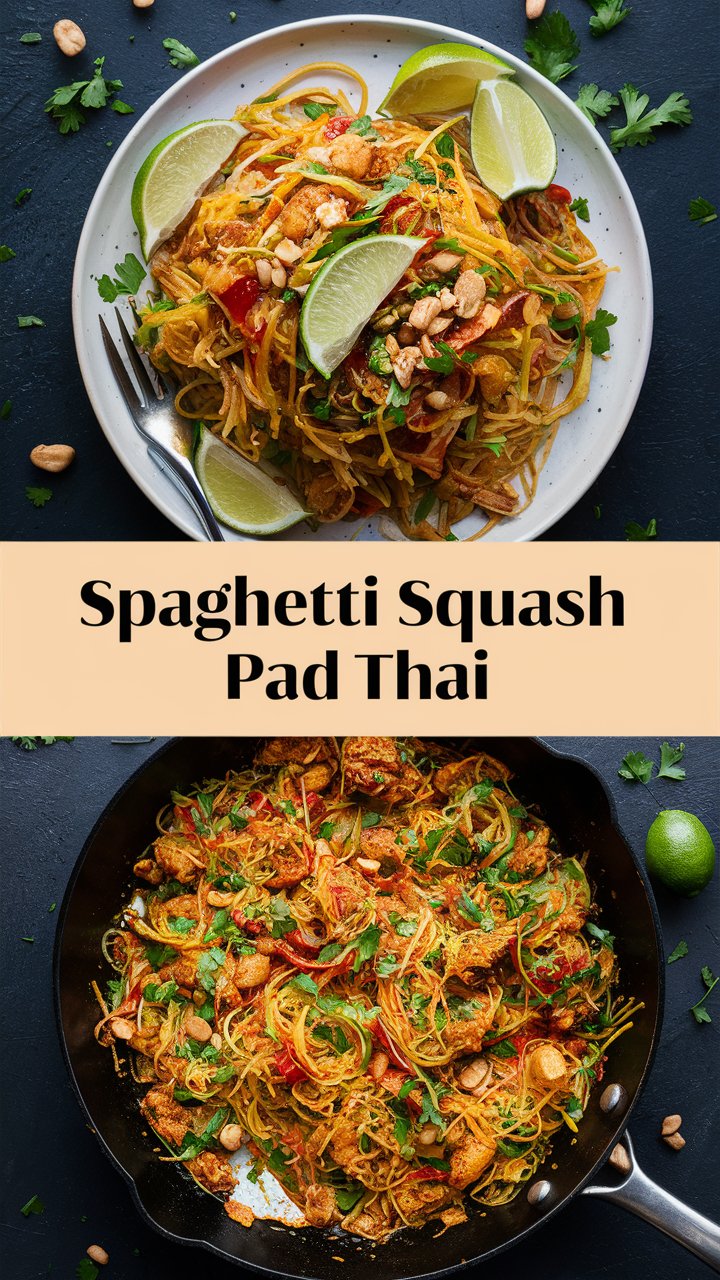 Spaghetti Squash Pad Thai