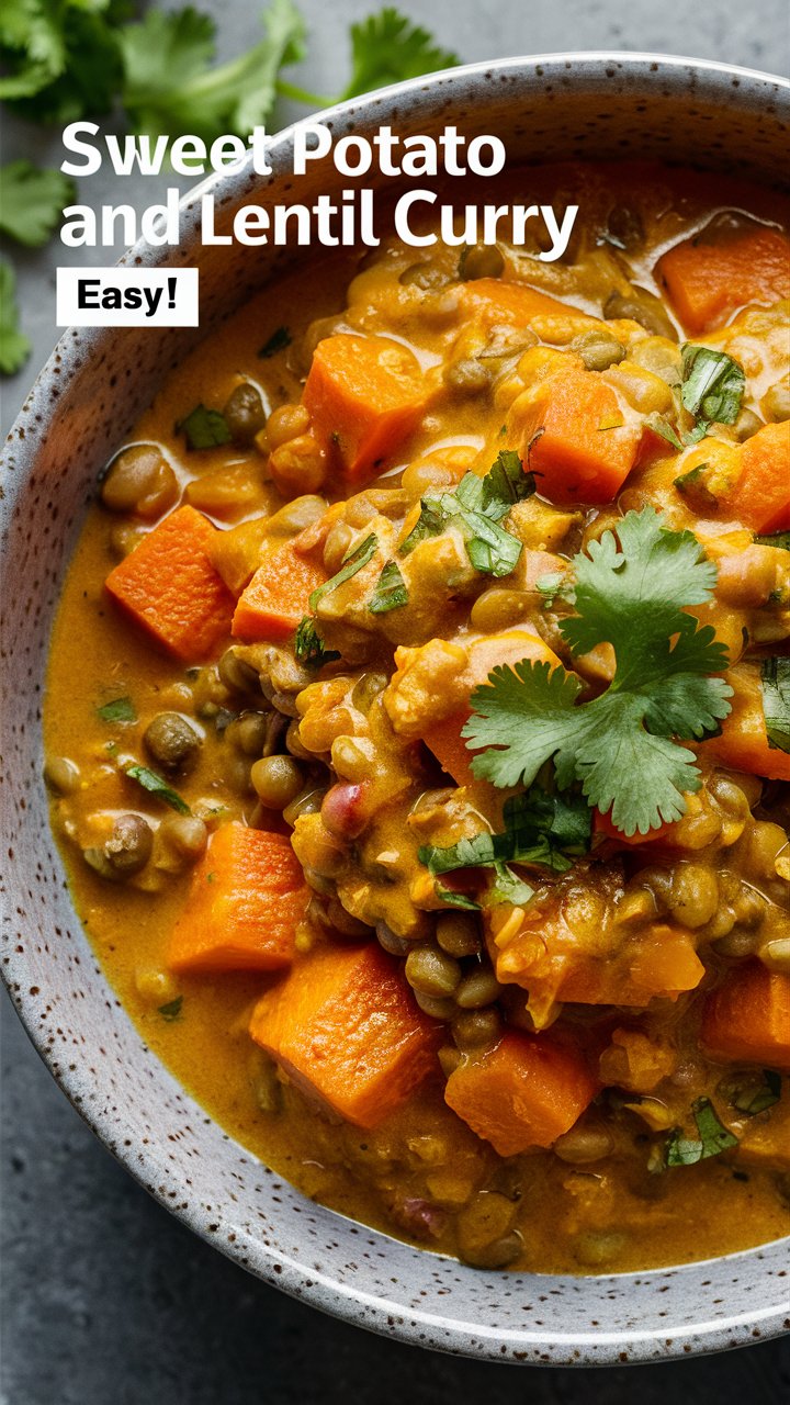 Sweet Potato and Lentil Curry