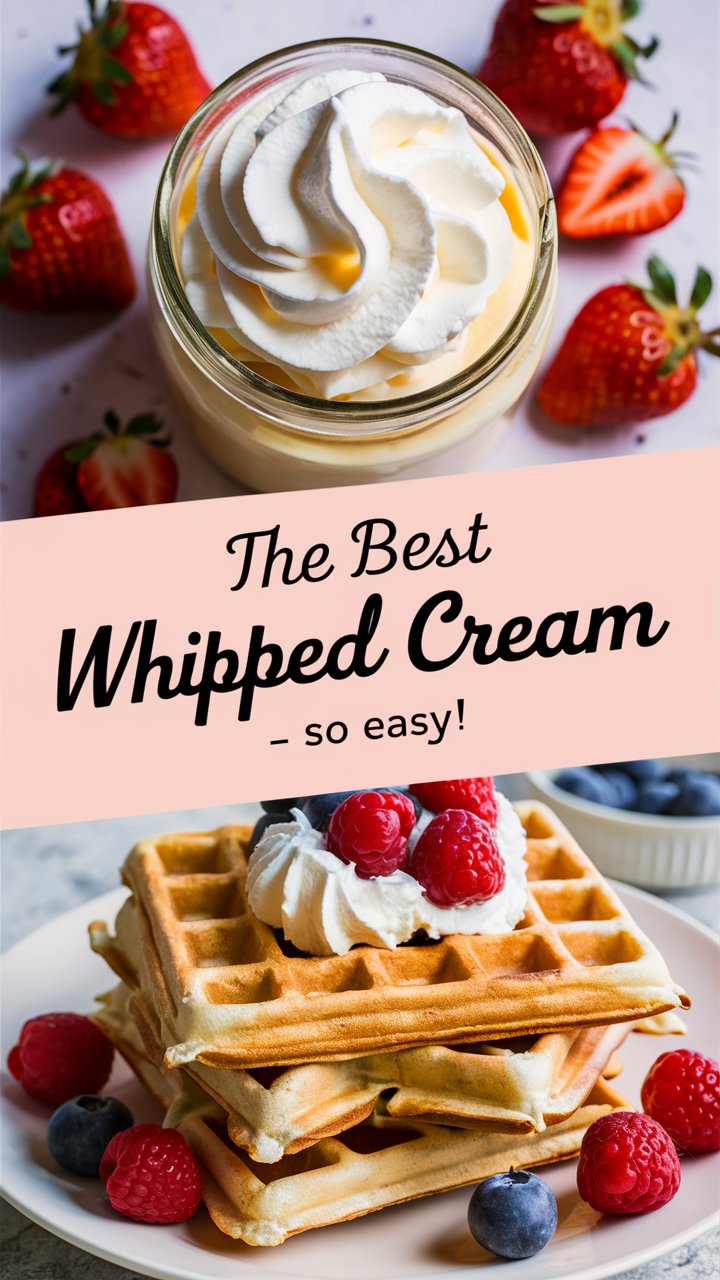 Vanilla Whipped Cream Recipe!