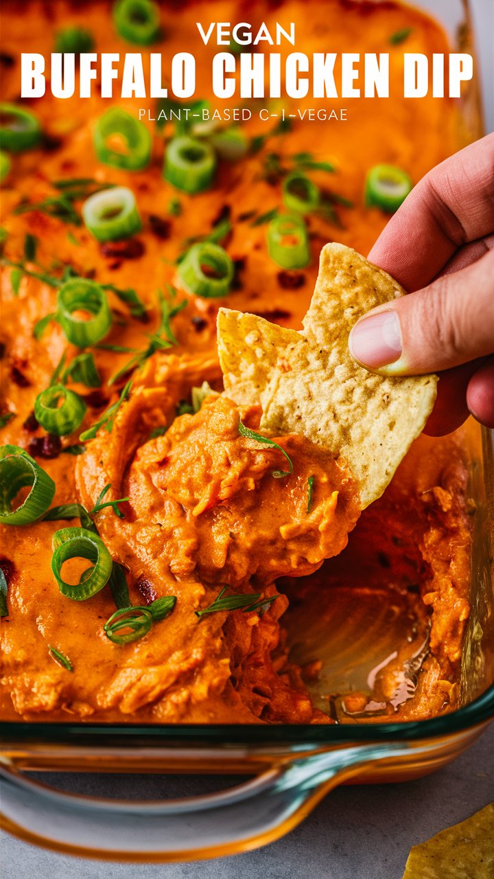 Vegan Buffalo Chickpea Dip