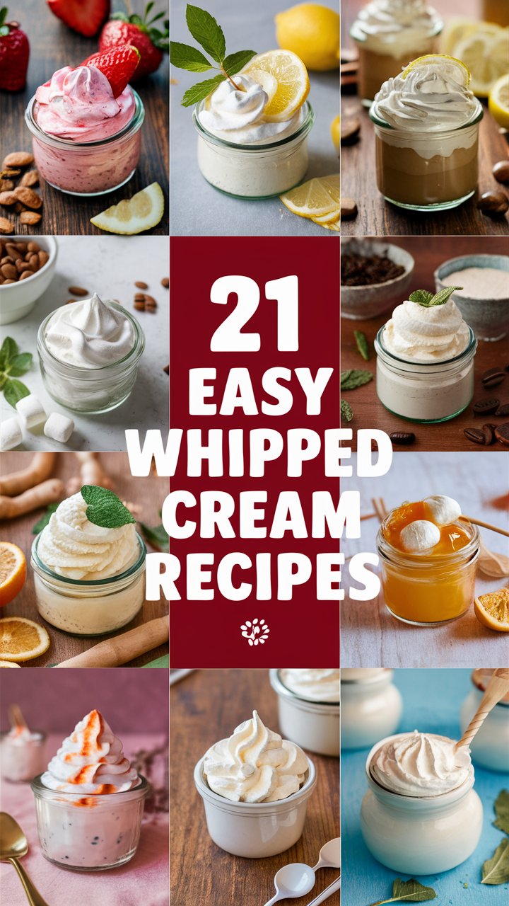Whipped Cream Recipes
