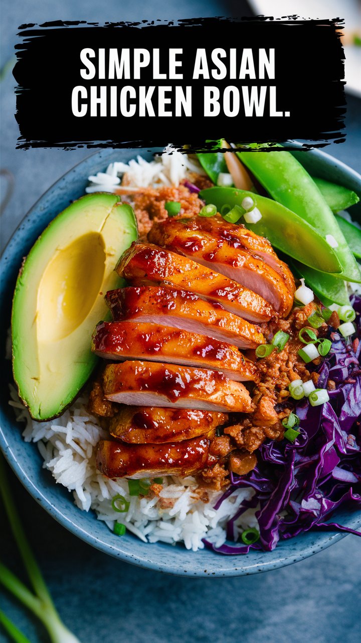 Asian Chicken Rice Bowl