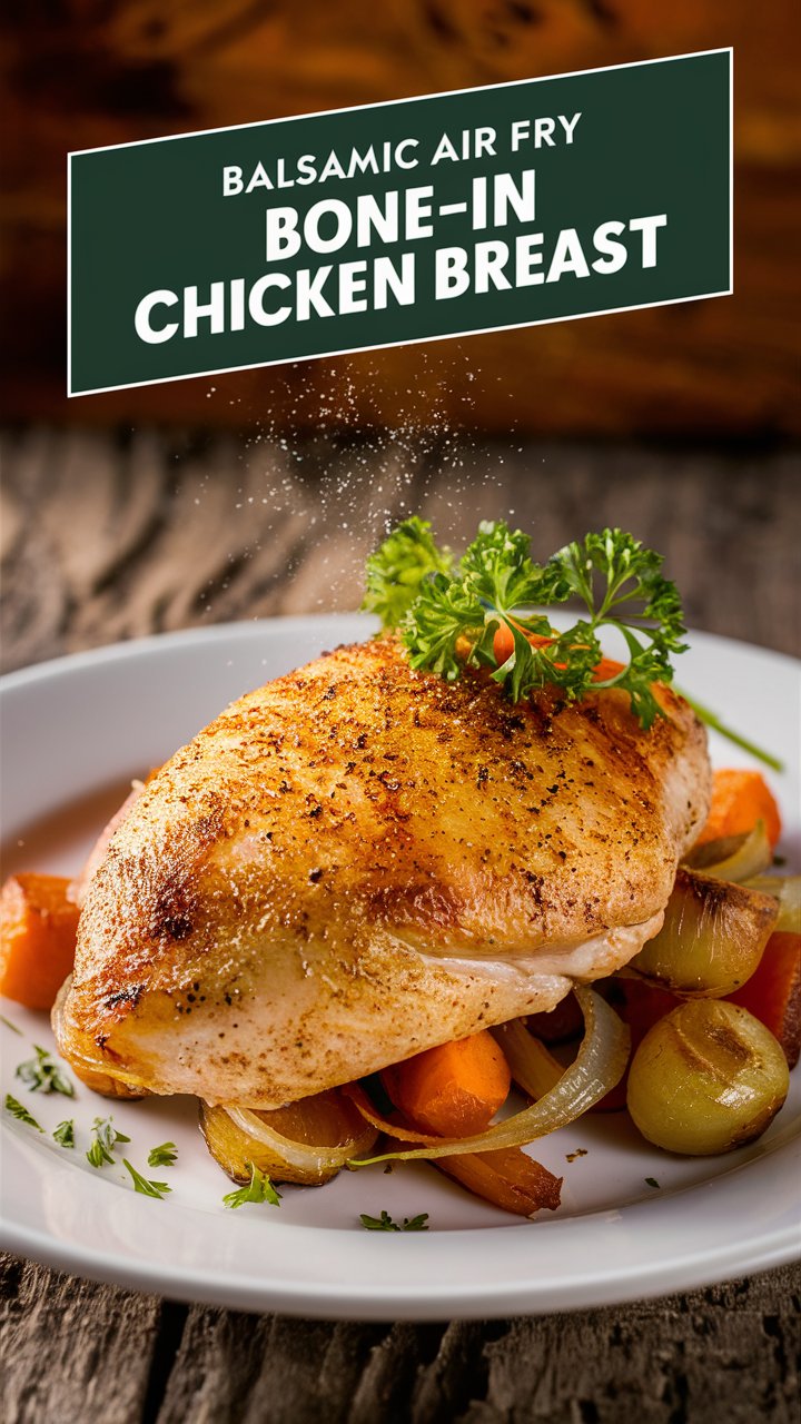 Balsamic Air Fry Bone-In Chicken Breast