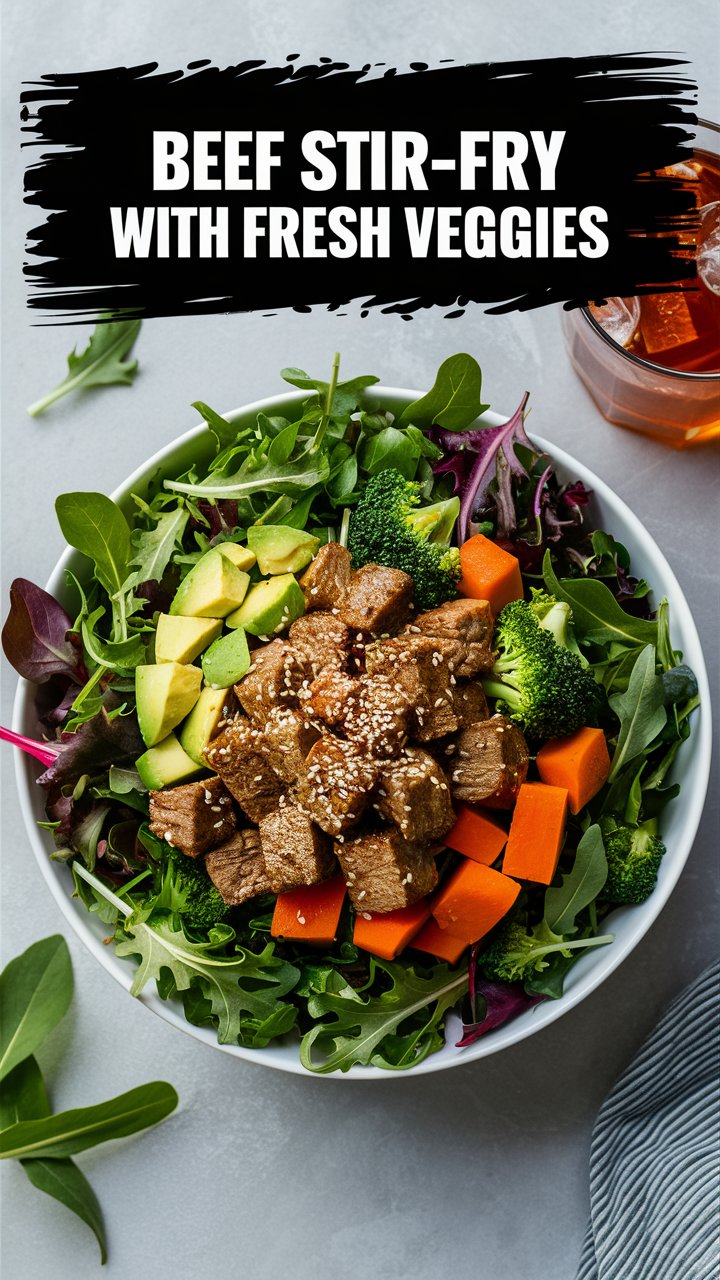Beef Stir-Fry with Fresh Veggies