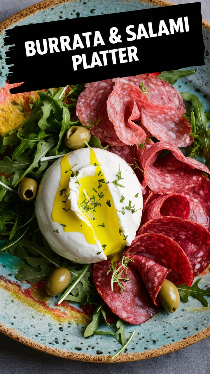 Burrata & Salami Platter