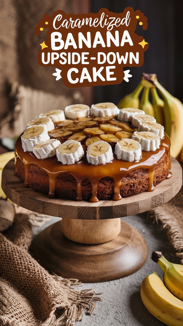 Caramelized Banana Upside-Down Cake