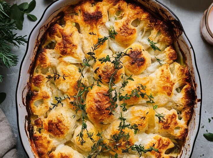 The Best Cauliflower Gratin Recipe Ever – Cheesy, Herb-Infused & Irresistible 2025